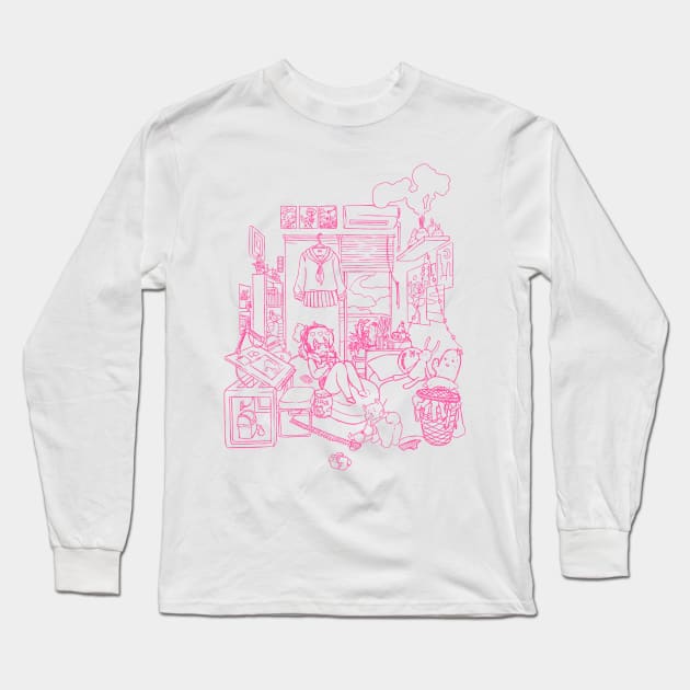 My Konbini Life Long Sleeve T-Shirt by MarshmallowPeach